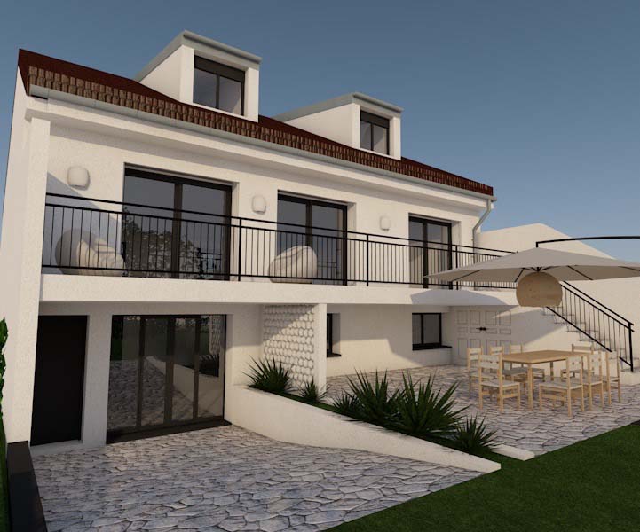 Image Illustration avis client maison 3D